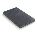 Coeck PAVE N/TAMB 20x20x6(312) NOIR DoP n° BFCV103 A/CHANFREIN 25/m² 171367